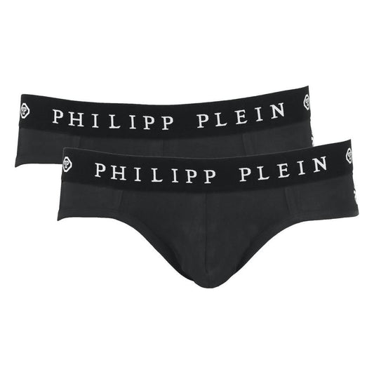Philipp Plein Black Cotton Men Boxer Short Pack Philipp Plein Dark Slate Gray