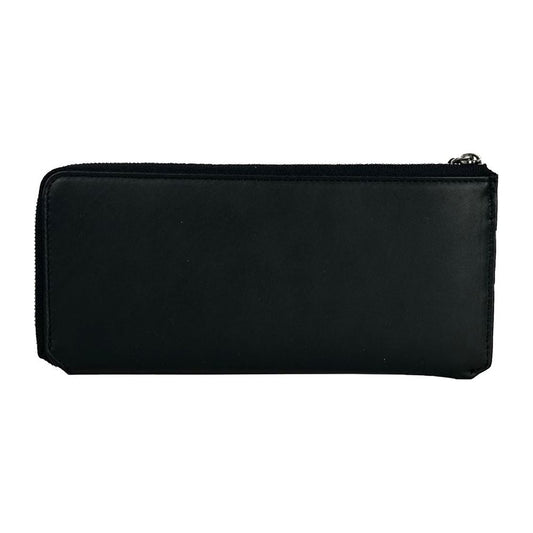 Baldinini Trend Elegant Black Leather Travel Organizer Baldinini Trend Black
