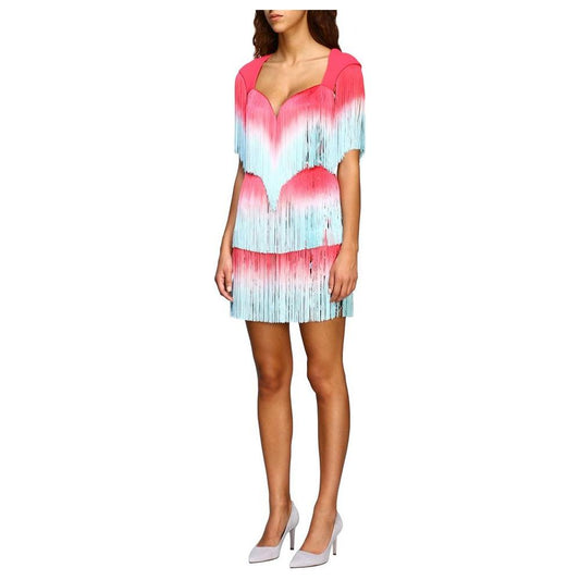 Elisabetta Franchi Pink Polyester Women Dress Elisabetta Franchi Thistle