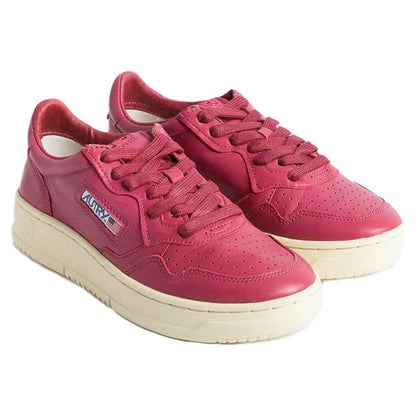 Autry Fuchsia Goatskin Women Sneaker