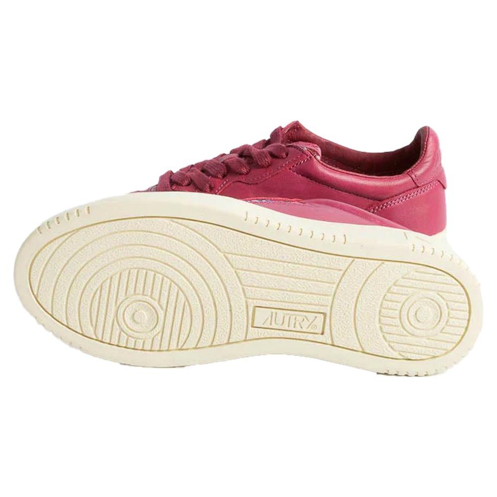 Autry Fuchsia Goatskin Women Sneaker