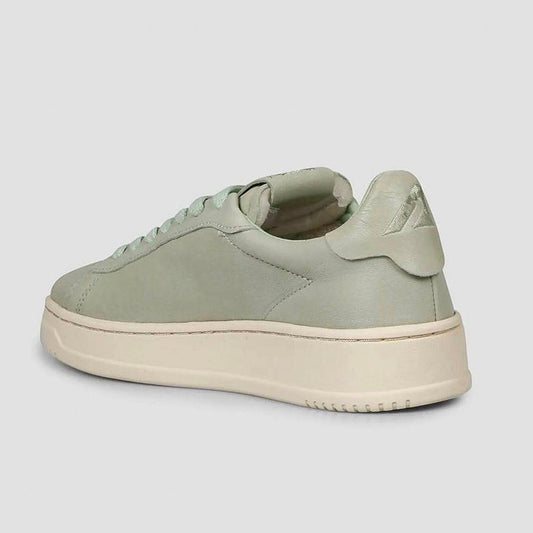 Autry Green Leather Sneaker Autry Light Gray