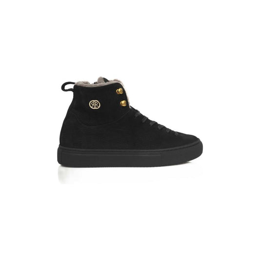 Cerruti 1881 Black Cowhide Women Sneaker Cerruti 1881 Dark Slate Gray