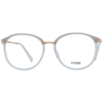 Maje White Acetate & Stainless Steel Glasses (Frames)