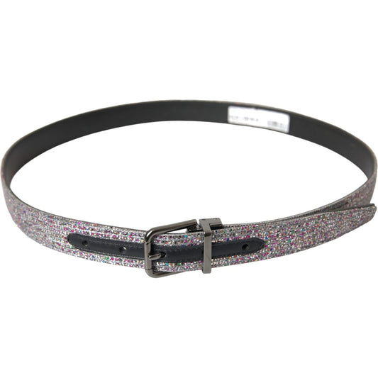 Dolce & Gabbana Multicolor Embellished Silver Metal Buckle Belt Dolce & Gabbana Dark Slate Gray