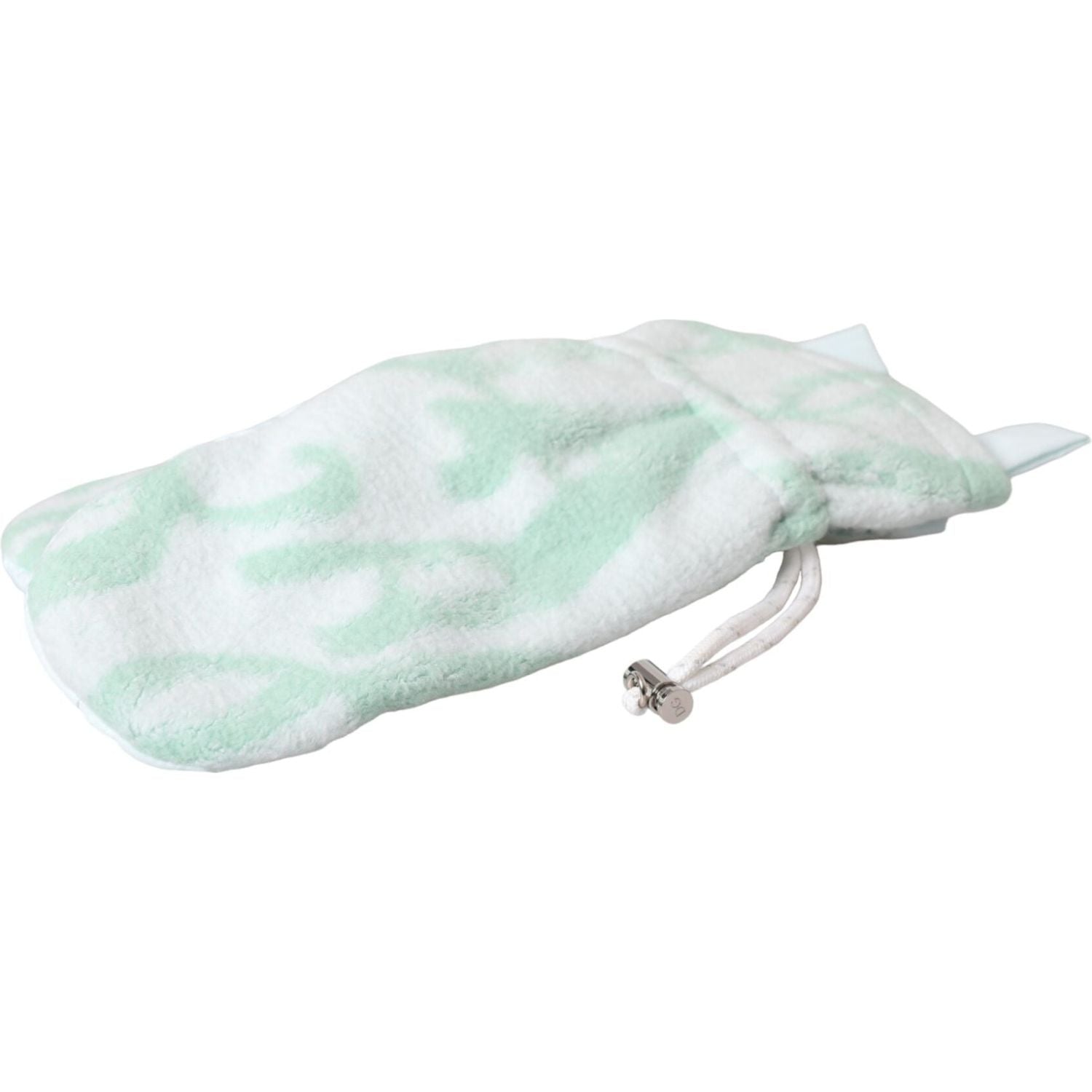 قفازات دولتشي آند غابانا المصنوعة من النايلون والصوف باللون الأبيض بطول المعصم