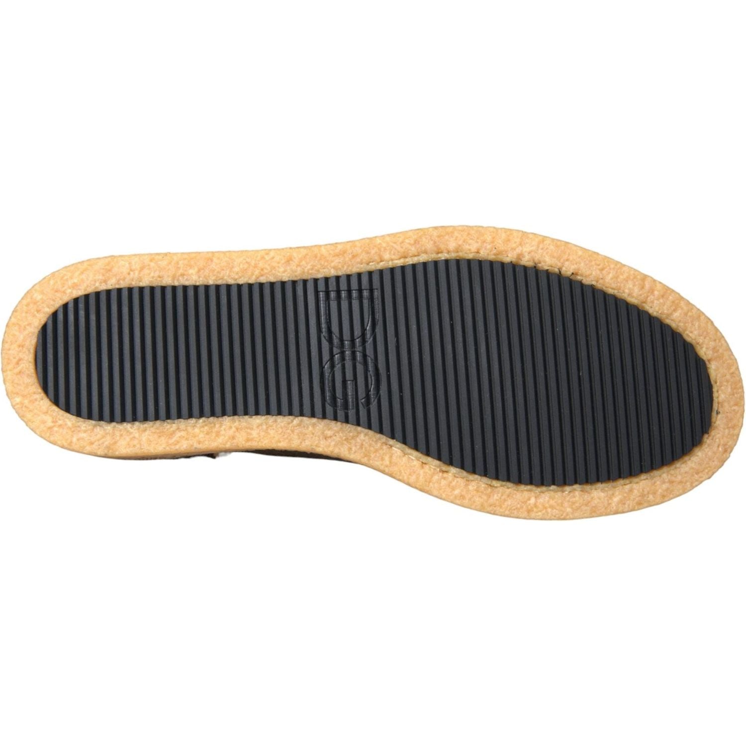 حذاء رجالي من دولتشي آند غابانا مصنوع من الجلد باللون البني والأسود