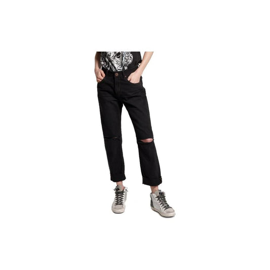 One Teaspoon Black Cotton Jeans & Pant One Teaspoon Gray
