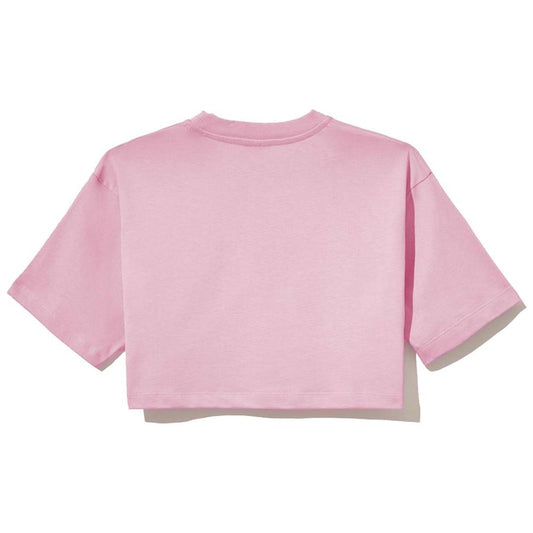 Comme Des Fuckdown Pink Cotton Tops & T-Shirt Comme Des Fuckdown Thistle