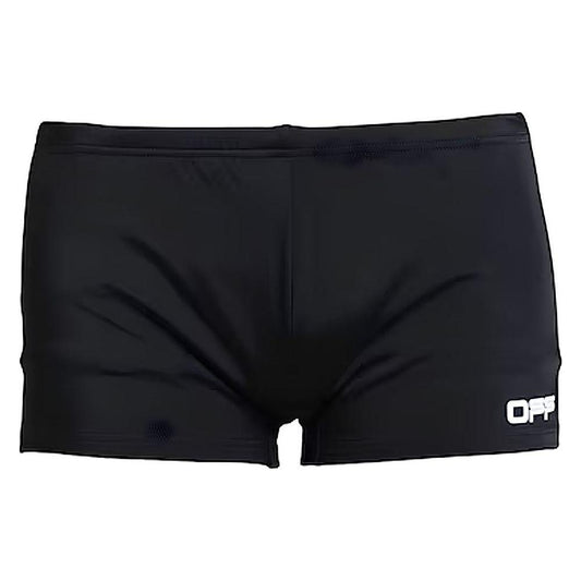 Off-White Black Nylon Men's Swim Trunk Off-White Black