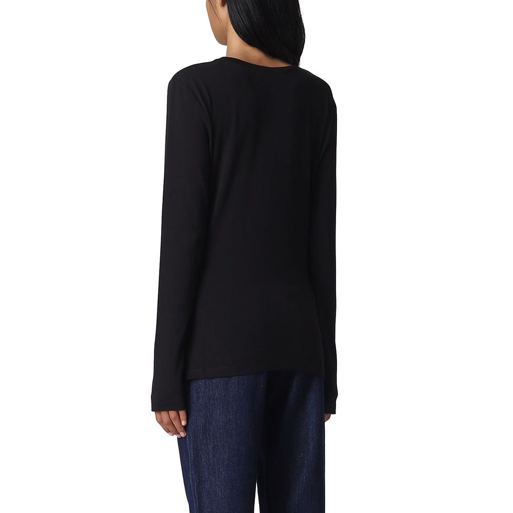 Love Moschino Black Cotton Sweater