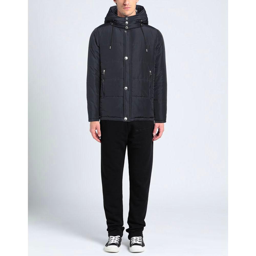 Aquascutum Blue Polyamide Men Jacket