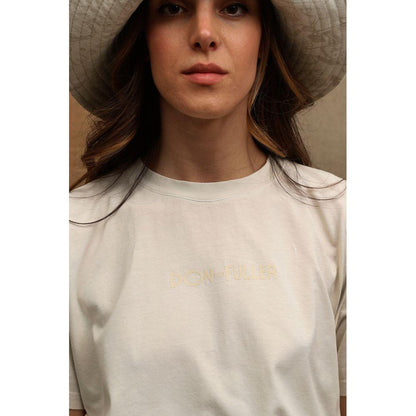 Don The Fuller "White Cotton Women T-Shirt"