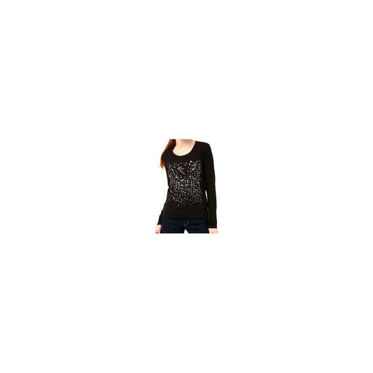 Montana Blu Black Cotton Women T-Shirt Montana Blu Light Gray