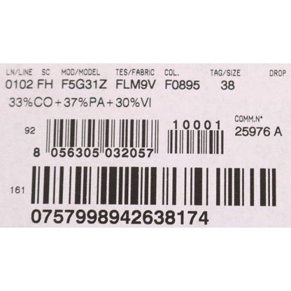 Dolce & Gabbana Orange Crystal Buttons Floral Lace Blouse