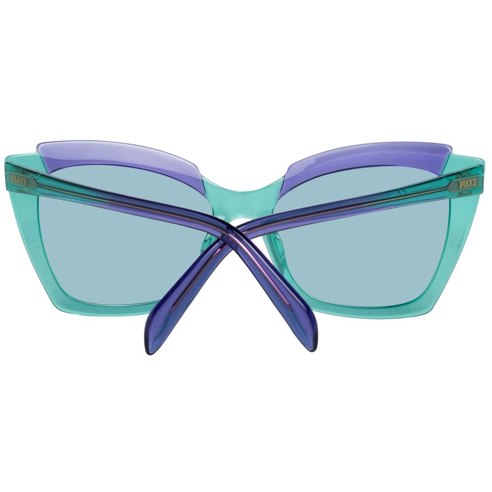 Emilio Pucci Green Plastic Sunglasses
