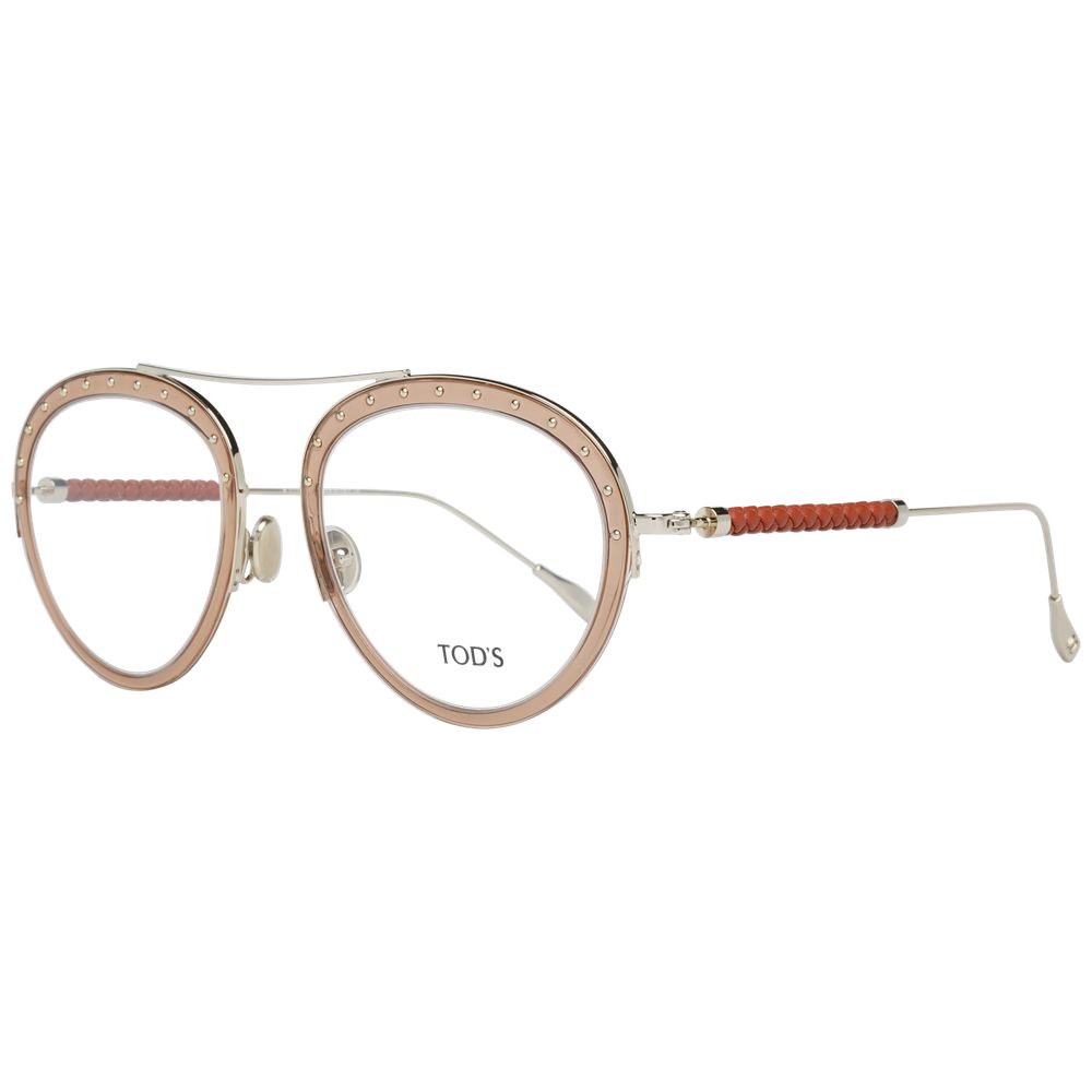 Tod's Brown Metal & Plastic Glasses (Frames)