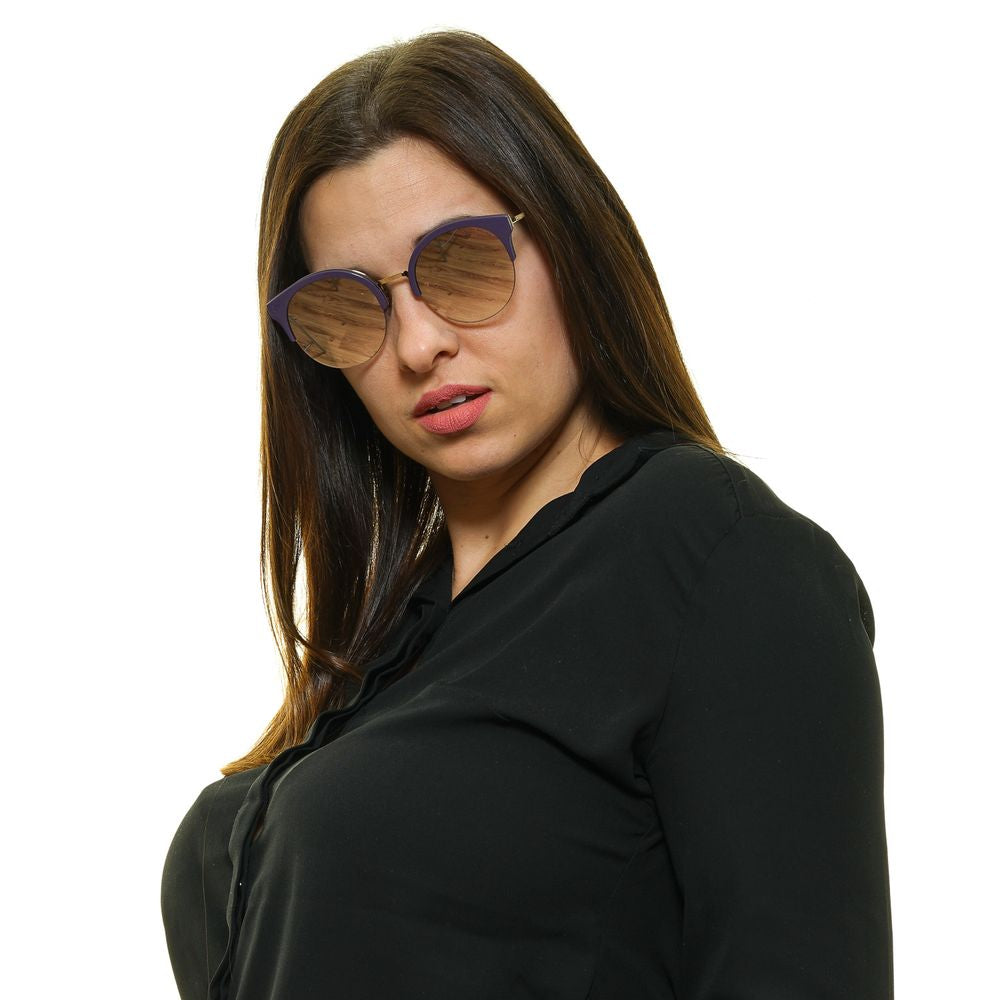 Police Gold Women Sunglass