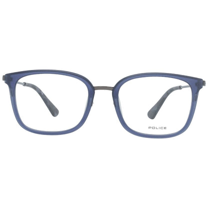 Police Blue Men Glasses Frame