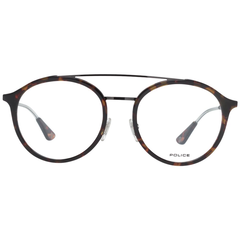 Police Brown Men Glasses Frame