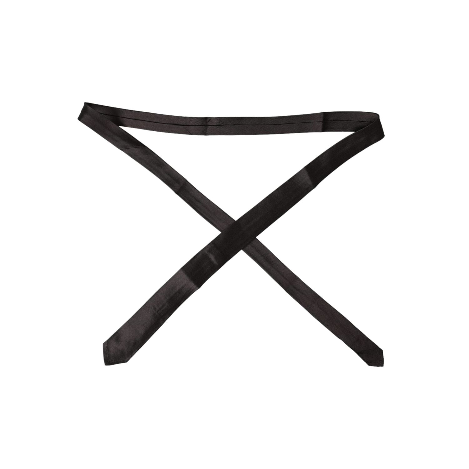 ربطة عنق قابلة للتعديل من دولتشي آند غابانا مصنوعة من الحرير بنسبة 100% باللون البني