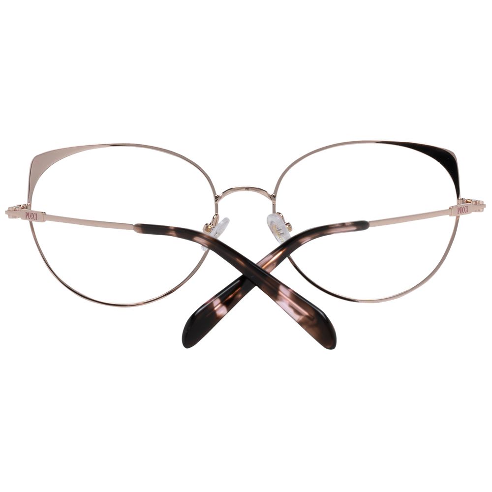 Emilio Pucci Rose Gold Metal Glasses (Frames)