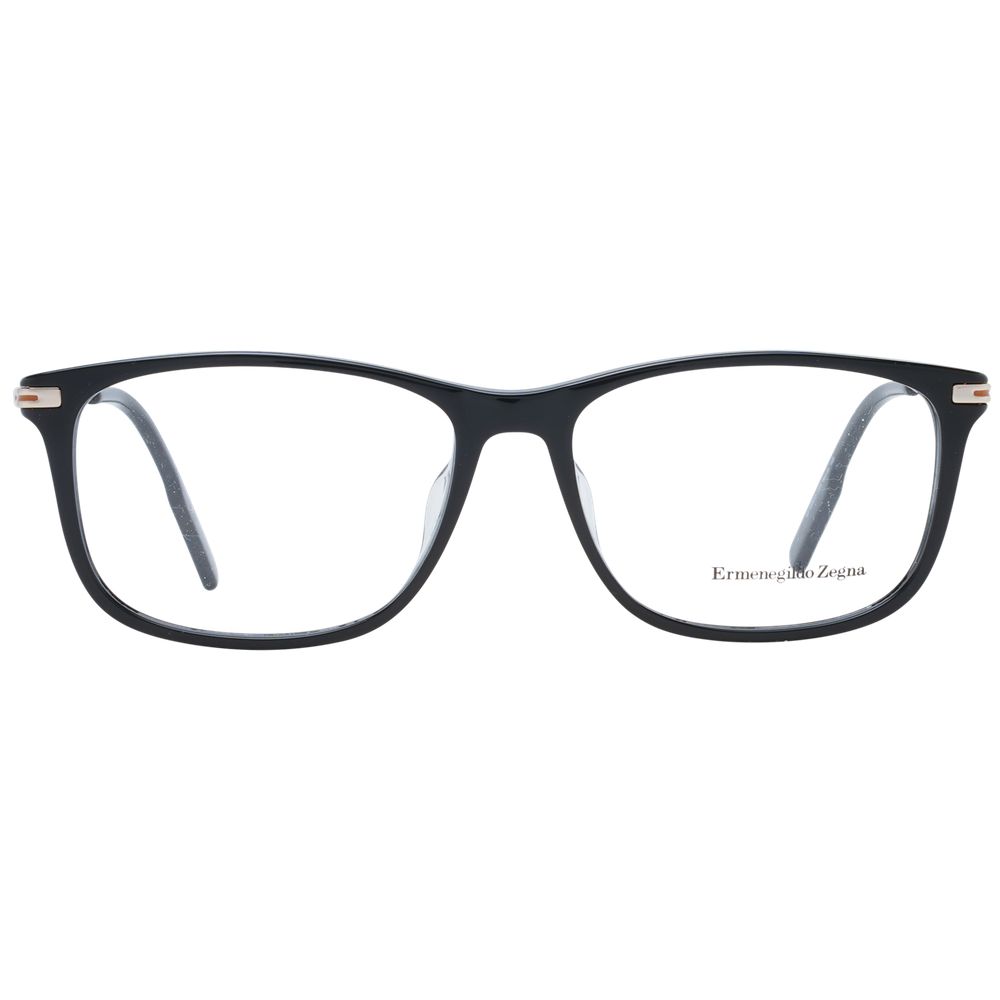 Ermenegildo Zegna Black Men Glasses Frame
