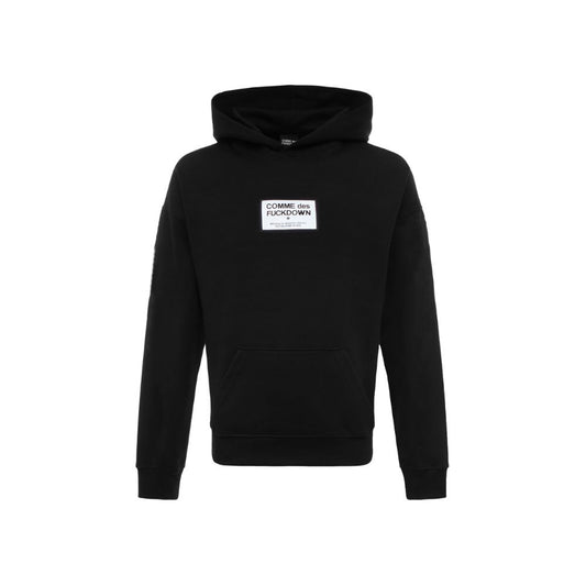 Comme Des Fuckdown Black Cotton Sweater Comme Des Fuckdown Black