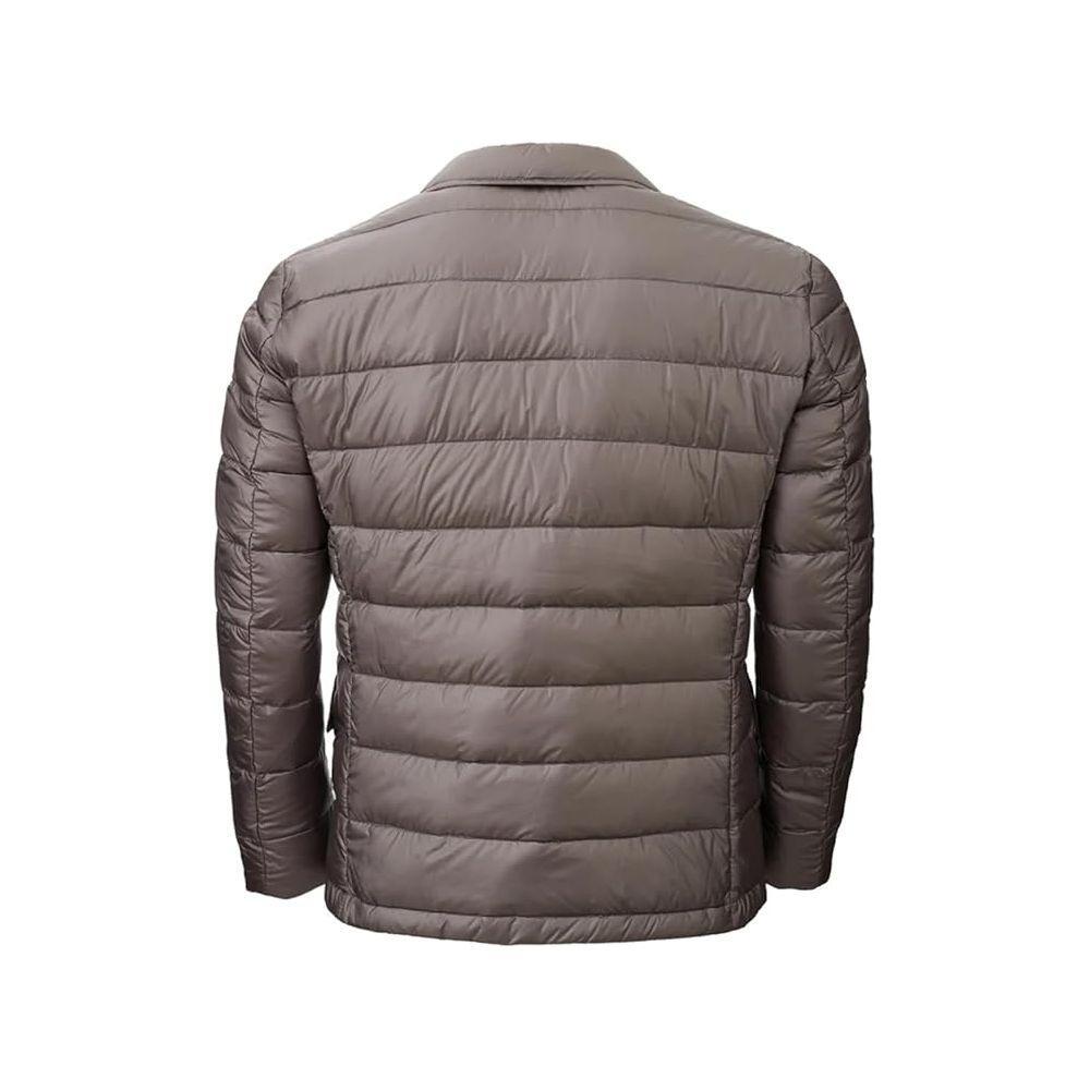 Add Gray Polyamide Men Jacket