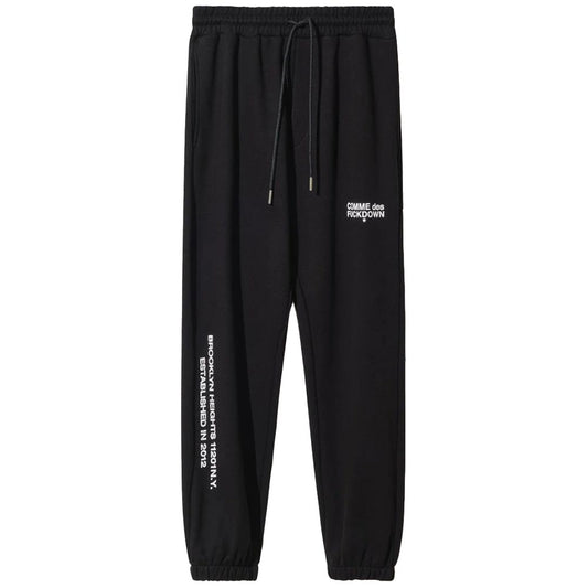 Comme Des Fuckdown Black Cotton Jeans & Pant Comme Des Fuckdown Black