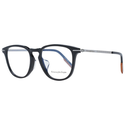 Ermenegildo Zegna Black Men Glasses Frame