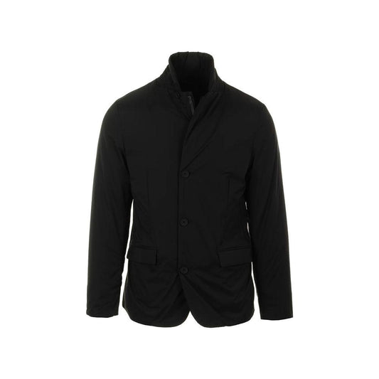 People Of Shibuya Black Polyester Jacket People Of Shibuya Black