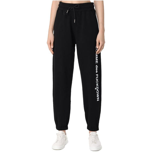 Comme Des Fuckdown Black Cotton Jeans & Pant Comme Des Fuckdown Gray