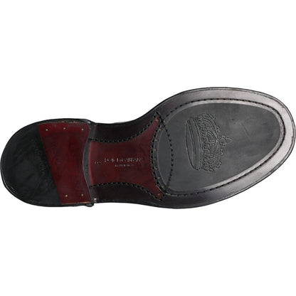 Dolce & Gabbana Black Leather Oxford Wingtip Formal Men Shoes