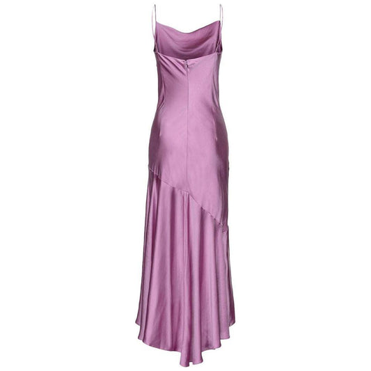 PINKO Pink Polyester Dress PINKO Rosy Brown