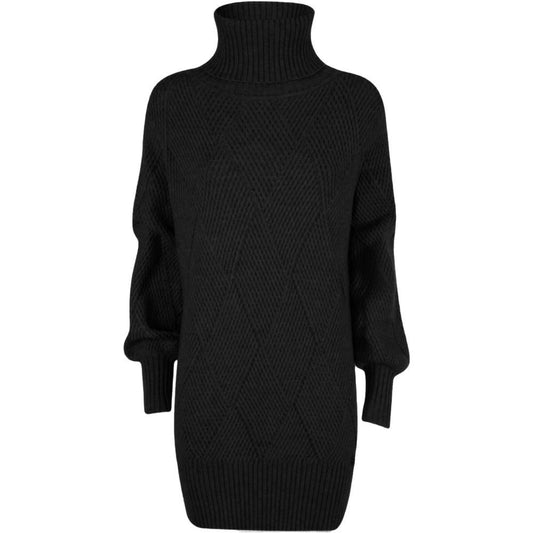 Yes Zee Black Acrylic Dress Yes Zee Black