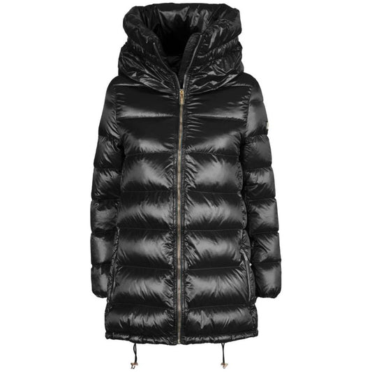 Yes Zee Black Nylon Women's Jacket Yes Zee Dark Slate Gray