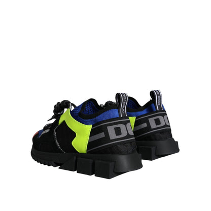 Dolce & Gabbana Multicolor Mesh Sorrento Trekking Sneakers Shoes