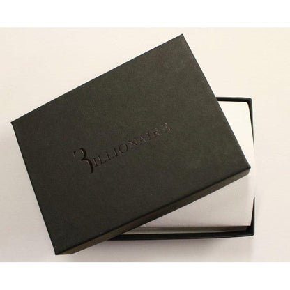 Billionaire Italian Couture Brown Leather Cardholder Wallet Wallet