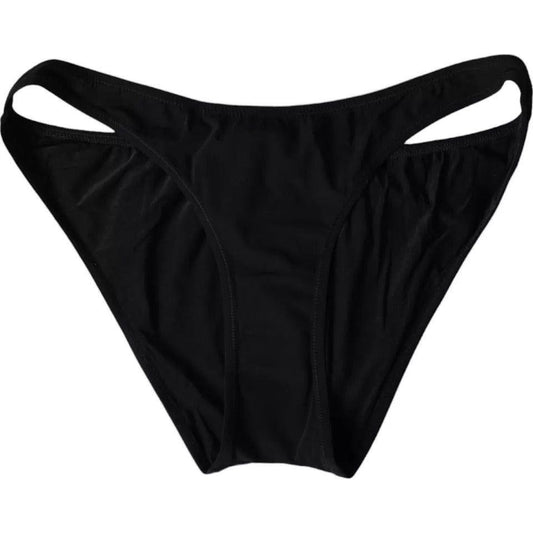 Dolce & Gabbana Black Nylon Swimwear Beachwear Bottom Bikini Dolce & Gabbana Black