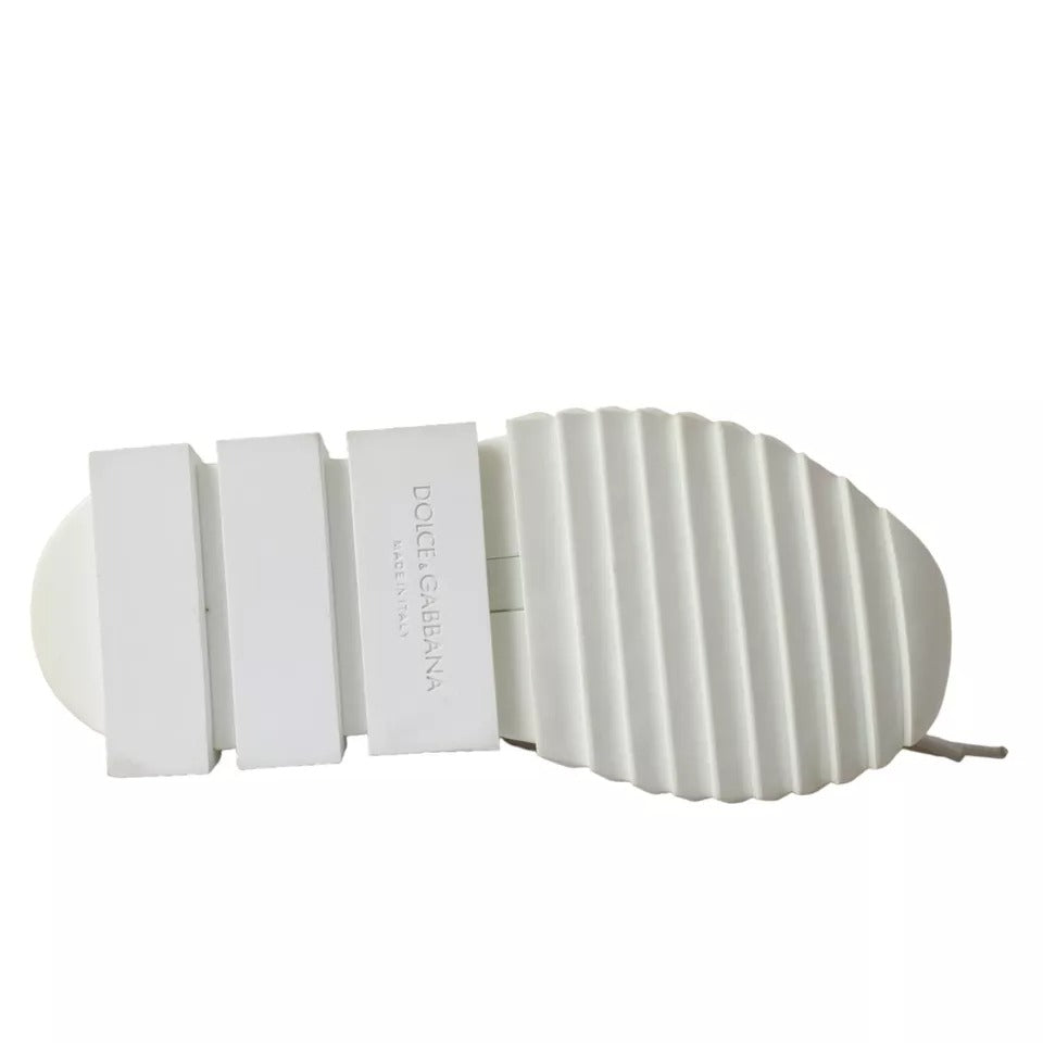 حذاء رياضي للمشي لمسافات طويلة من Dolce &amp; Gabbana باللون الأبيض الشبكي Sorrento