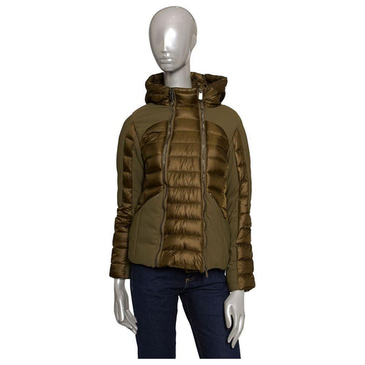 Baldinini Trend Army Polyester Women Jacket Baldinini Trend Dark Slate Gray