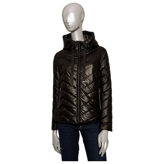 Baldinini Trend Black Polyester Women Jacket Baldinini Trend Black