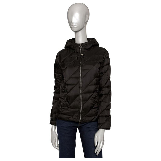 Baldinini Trend Black Polyester Women Jacket Baldinini Trend Black