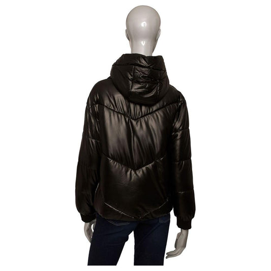 Baldinini Trend Black Polyester Women Jacket Baldinini Trend Black
