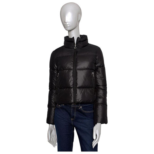 Baldinini Trend Black Polyester Women Jacket Baldinini Trend Black