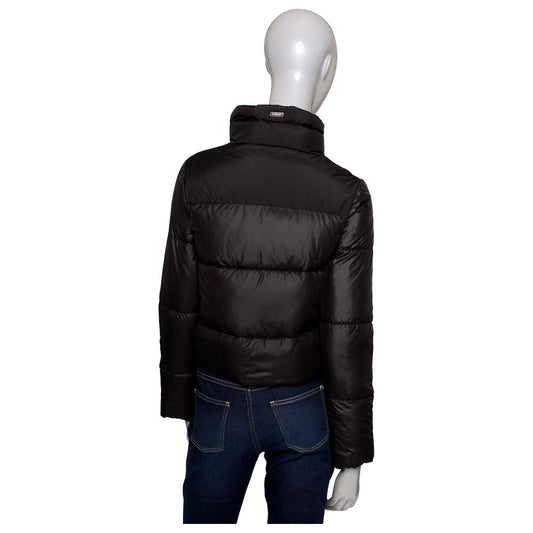 Baldinini Trend Black Polyester Women Jacket Baldinini Trend Black