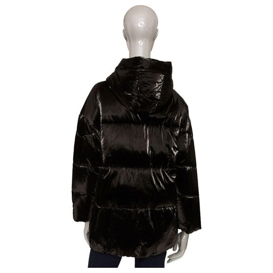 Baldinini Trend Black Polyester Women Jacket Baldinini Trend Black