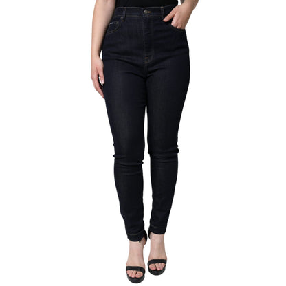 Dolce & Gabbana Black GRACE High Waist Skinny Denim Jeans