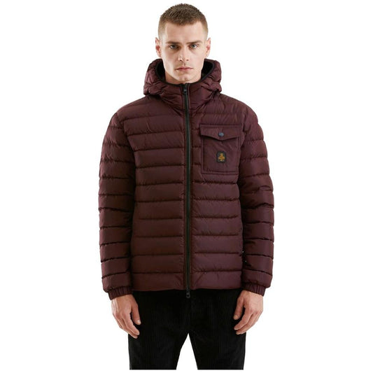 Refrigiwear Red Nylon Men Jacket Refrigiwear Black